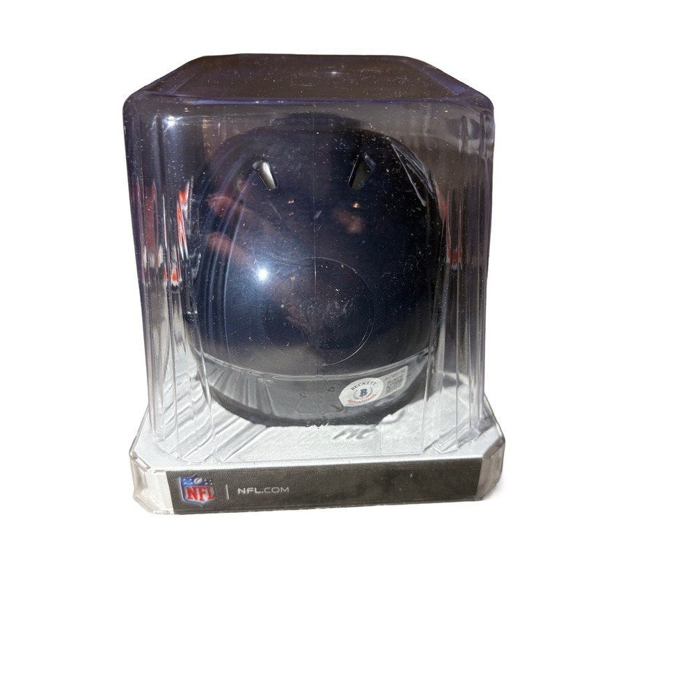 Roschon Johnson‎ Riddell Autographed Bears Mini Helmet Becket Certified - Picture 3 of 5